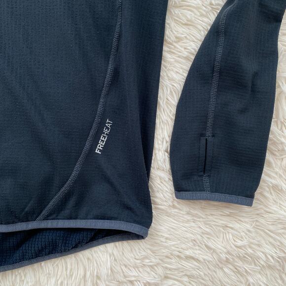 Eddie Bauer Men's Gray 1/2 Zip High Route Grid FreeHeat Fleece, size S - Picture 5 of 9